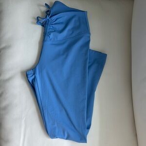 M PINK Victoria's Secret Blue Leggings Soft Stretchy Fabric